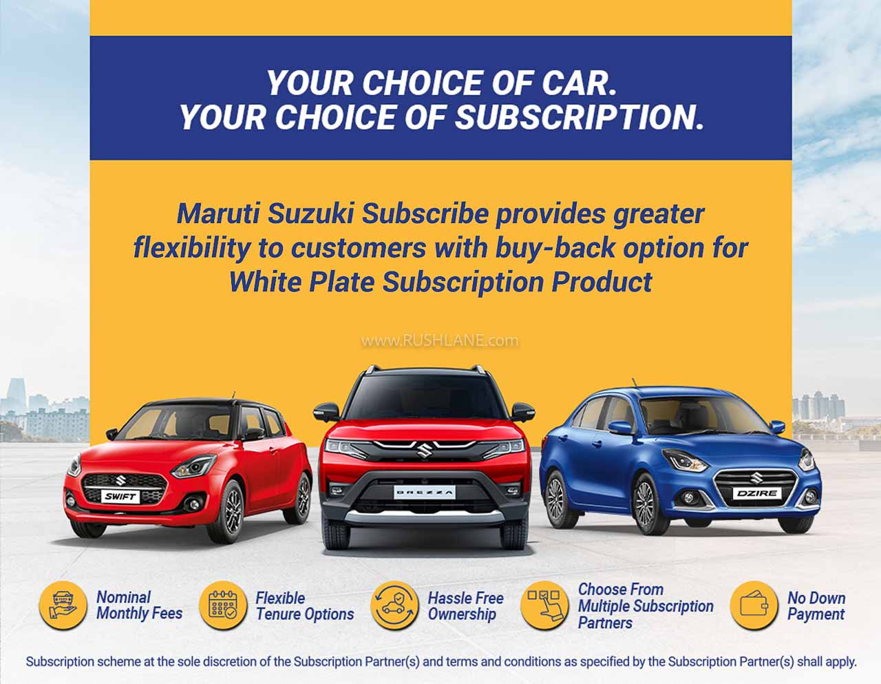 Maruti Suzuki Subscribe introduces Pre-Fixed Buy-Back Price option