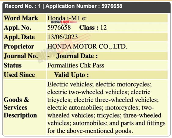 New Honda i-M, i-M1 e Electric Scooter