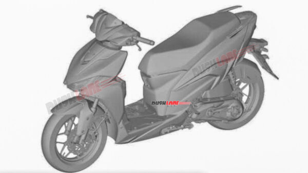 New Hero Xude scooter design patent leaks