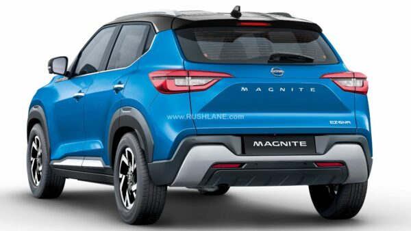 Nissan Magnite New Blue and Black DT colour