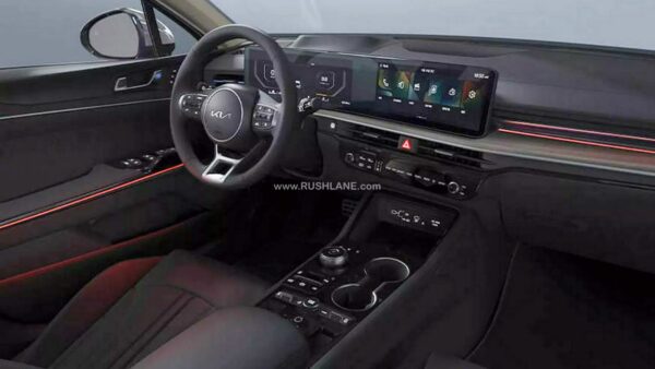 New Kia K5 facelift interiors