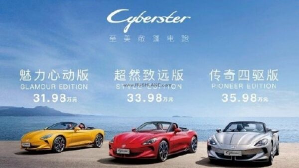 MG Cyberster Launched in China