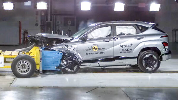 Hyundai Kona crash test by EURO NCAP