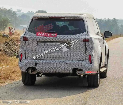 2024 MG Gloster facelift spied