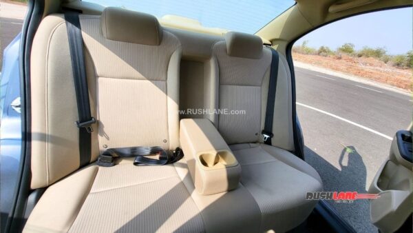 Honda Amaze Rear Seat