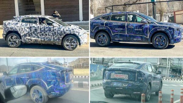 New Mahindra Electric SUVs spied in Ladakh