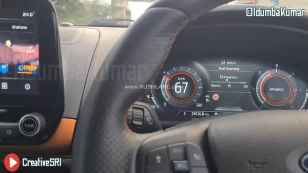 Fully digital instrument cluster retrofitted from Ford Focus