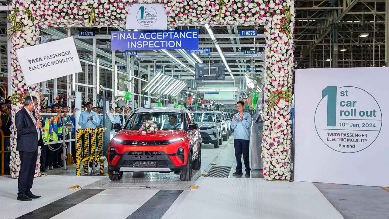 Tata Nexon rolls out of New Sanand Plant