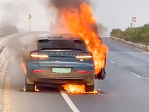 Volvo C40 Recharge Electric catches fire