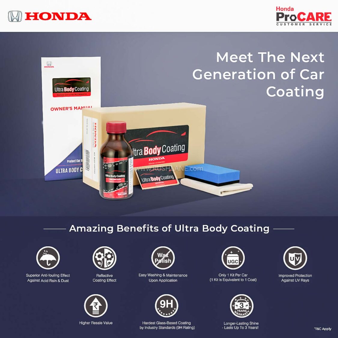 Honda Ultra Body Coating