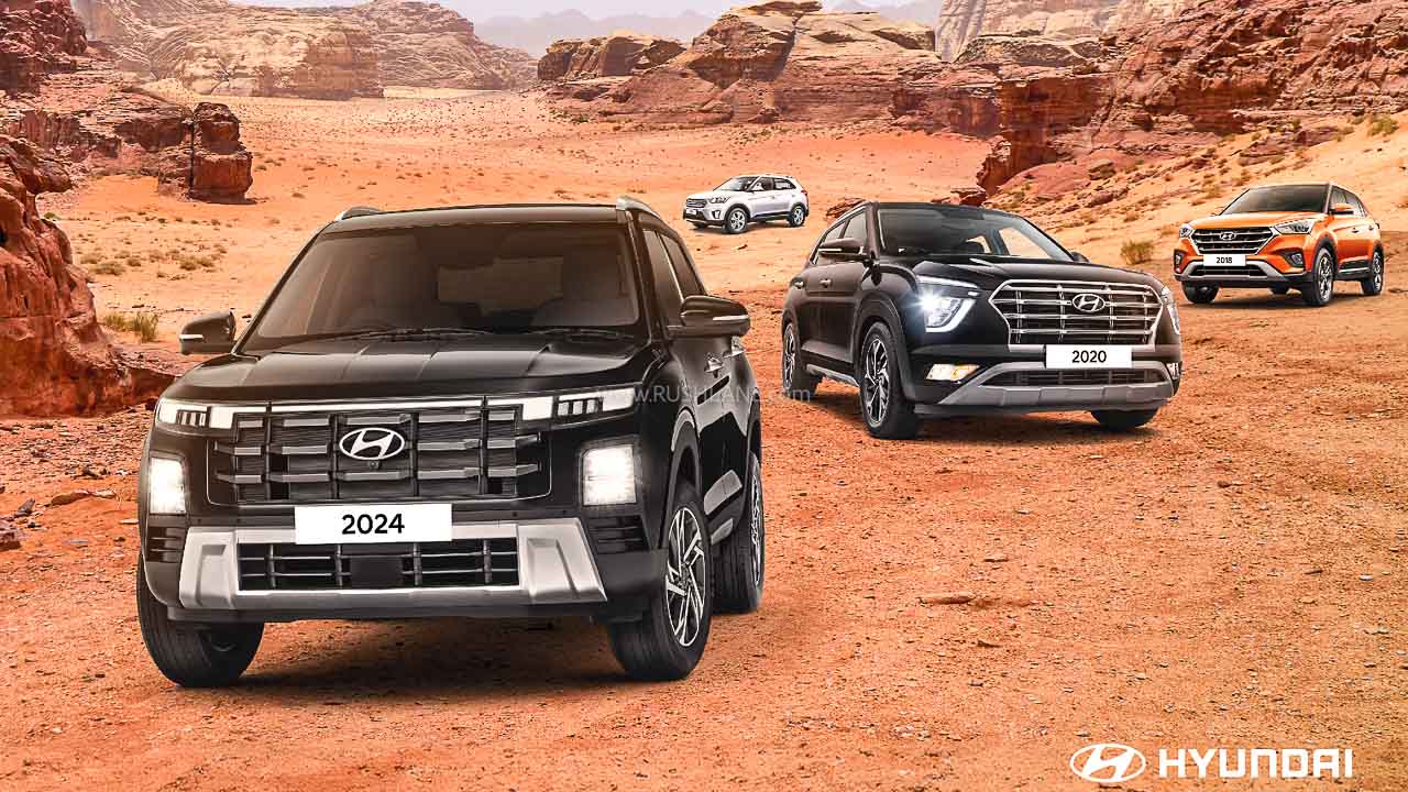 New Hyundai Creta - All versions till date (2015 to 2024)