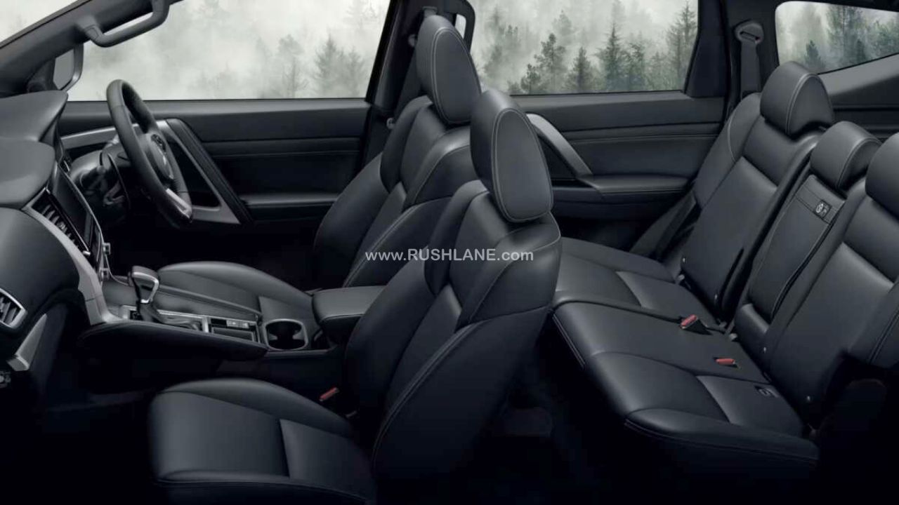 2024 Mitsubishi Pajero Sport Seating Layout