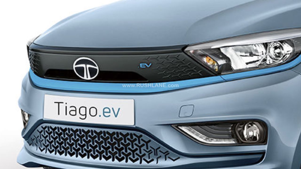 New Flat Logo On 2024 Tata Tiago EV 