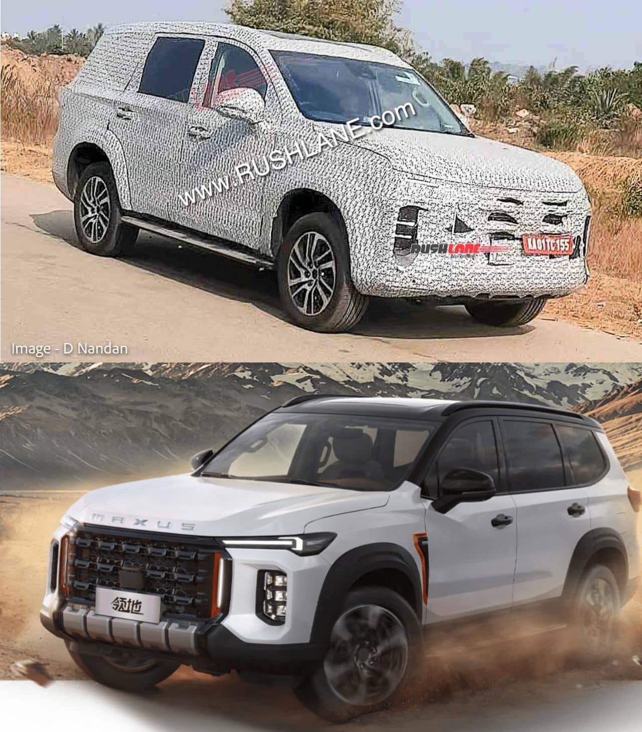India-spec MG Gloster Facelift vs Maxus Territory