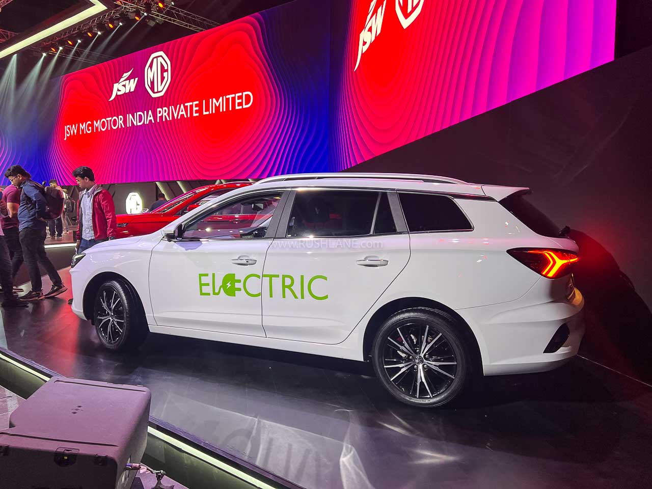 New MG5 Electric Showcased In India