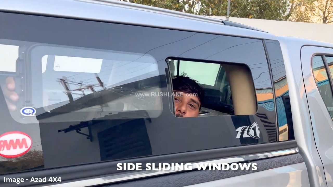 Modified Toyota Hilux Window