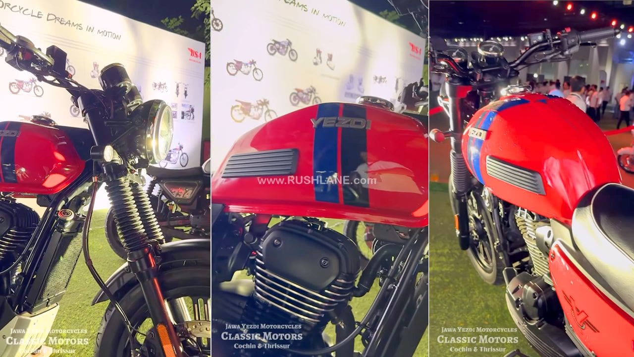 New Yezdi Motorcycle Showcased