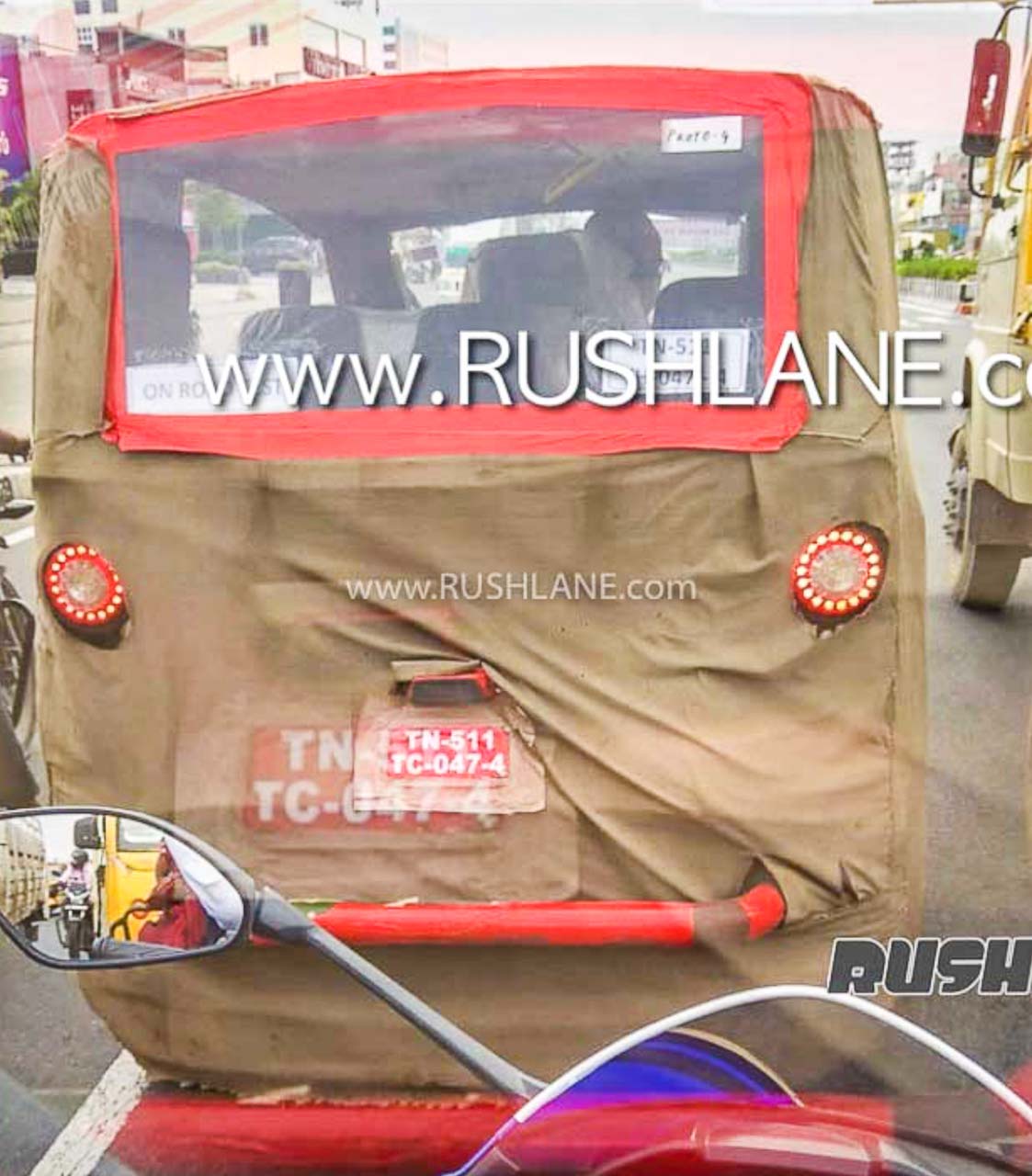 Ola electric rickshaw testing