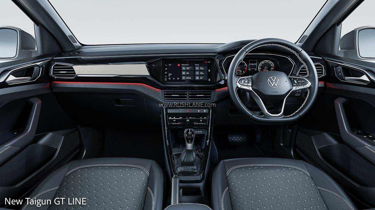 VW Taigun GT Line Interiors