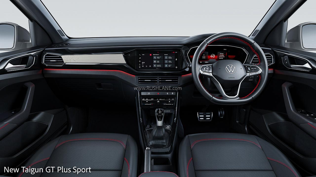 VW Taigun GT Plus Sport Interiors