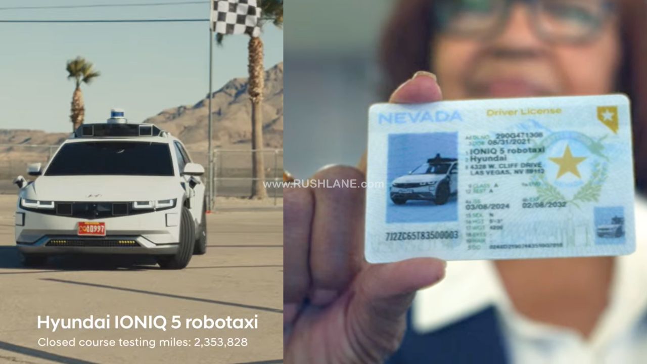 Hyundai Ioniq 5 robotaxi Driving License