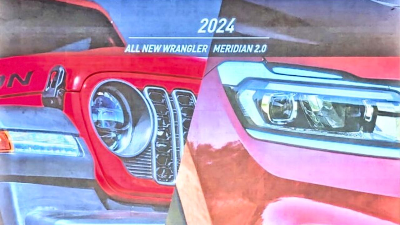 Jeep Meridian Facelift Teased With Wrangler Facelift