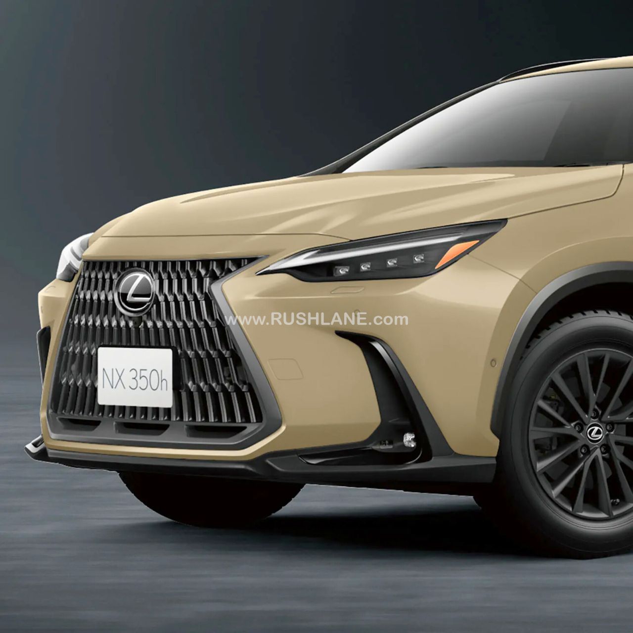 Lexus NX350h Overtail Bright Black Spindle Grill