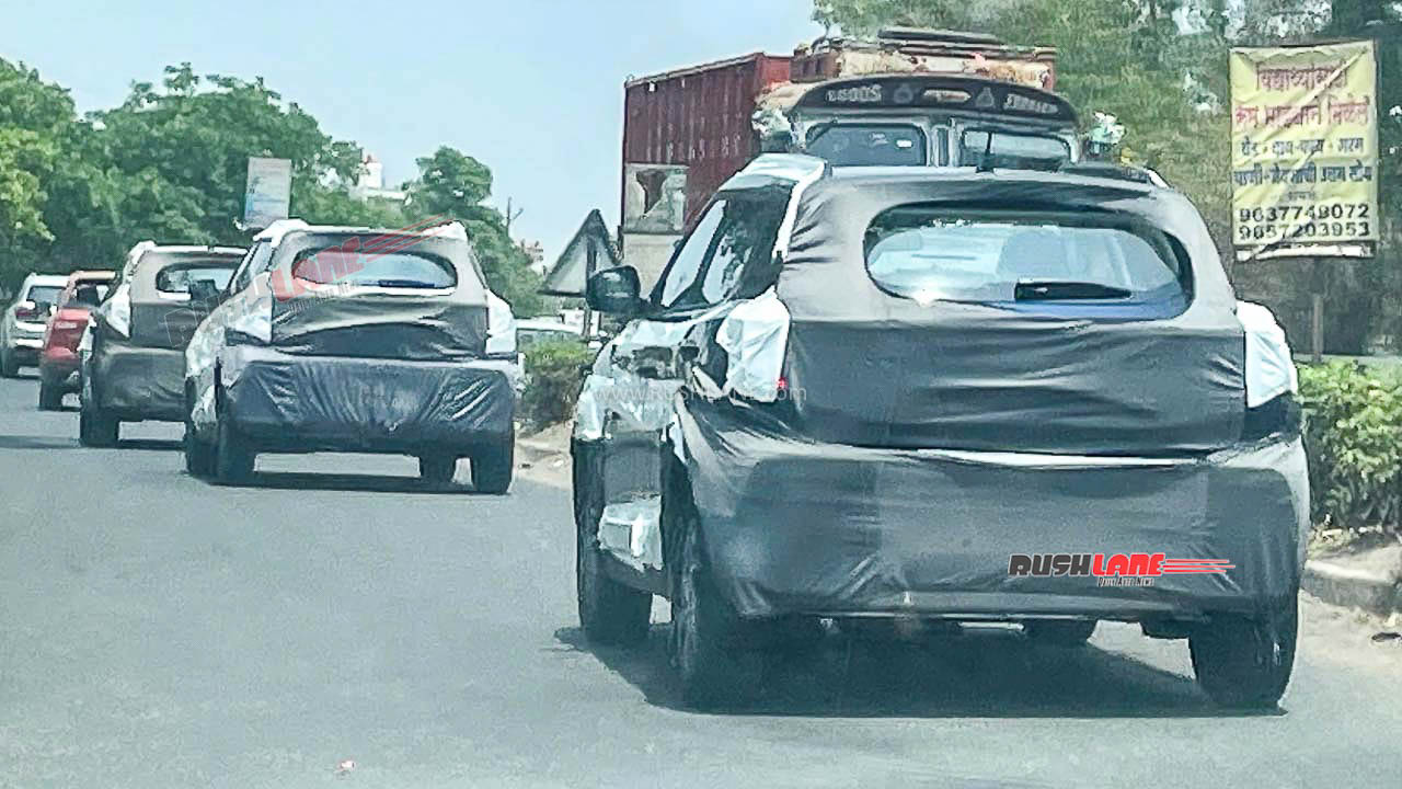 New Mahindra XUV 3XO SUV Convoy Spied