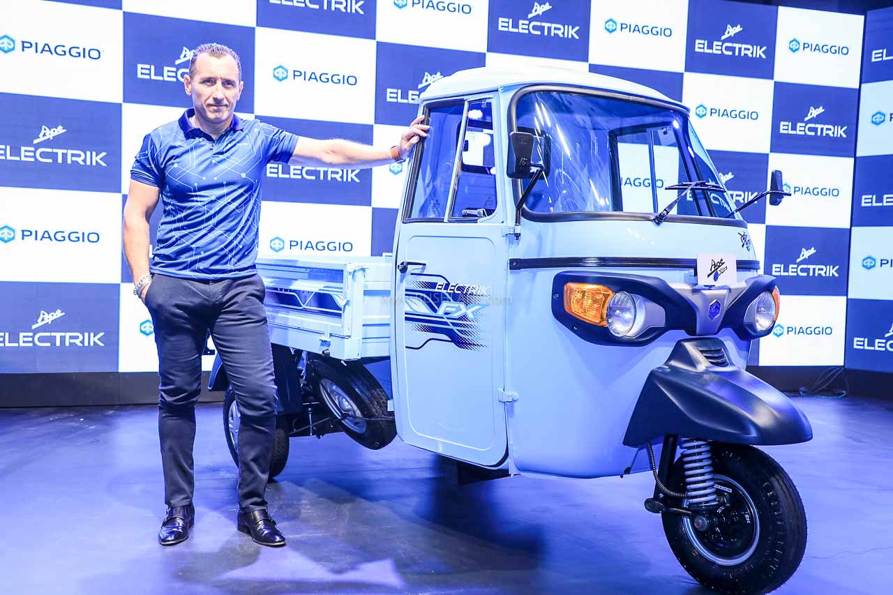 Piaggio Ape Electric Rickshaw 3W Cargo