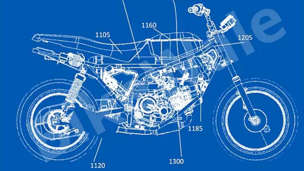 Bajaj CNG Bike Blueprint Leaked - 1