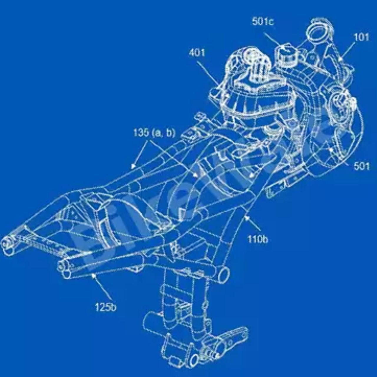Bajaj CNG Bike Blueprint Leaked - 3