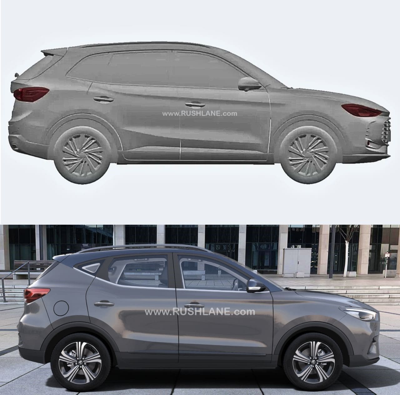 New MG ZS Astor Leaked Vs Current Astor