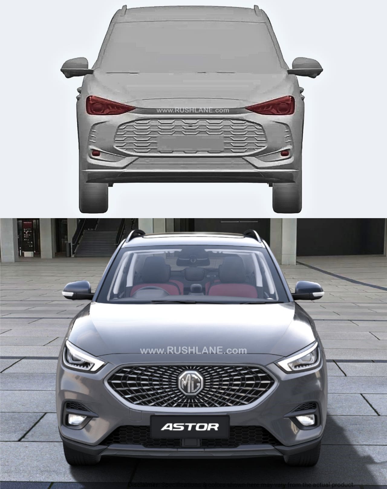 New MG ZS Astor Leaked Vs Current Astor