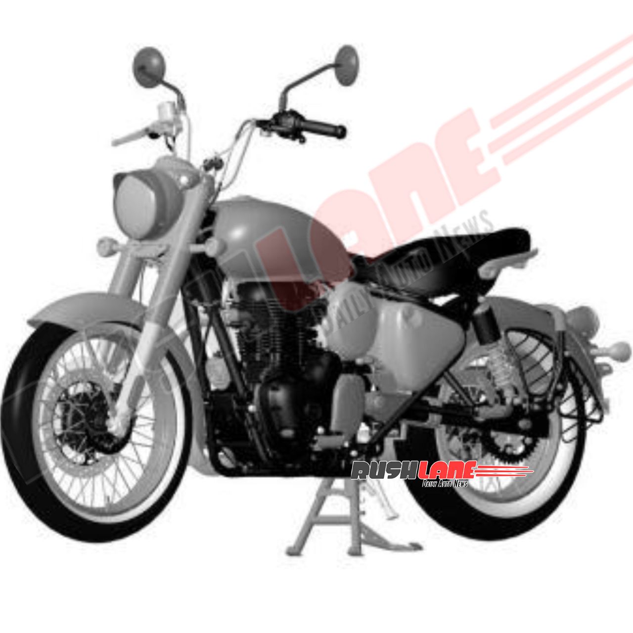 Royal Enfield Classic 350 Bobber Patent Image Leaked