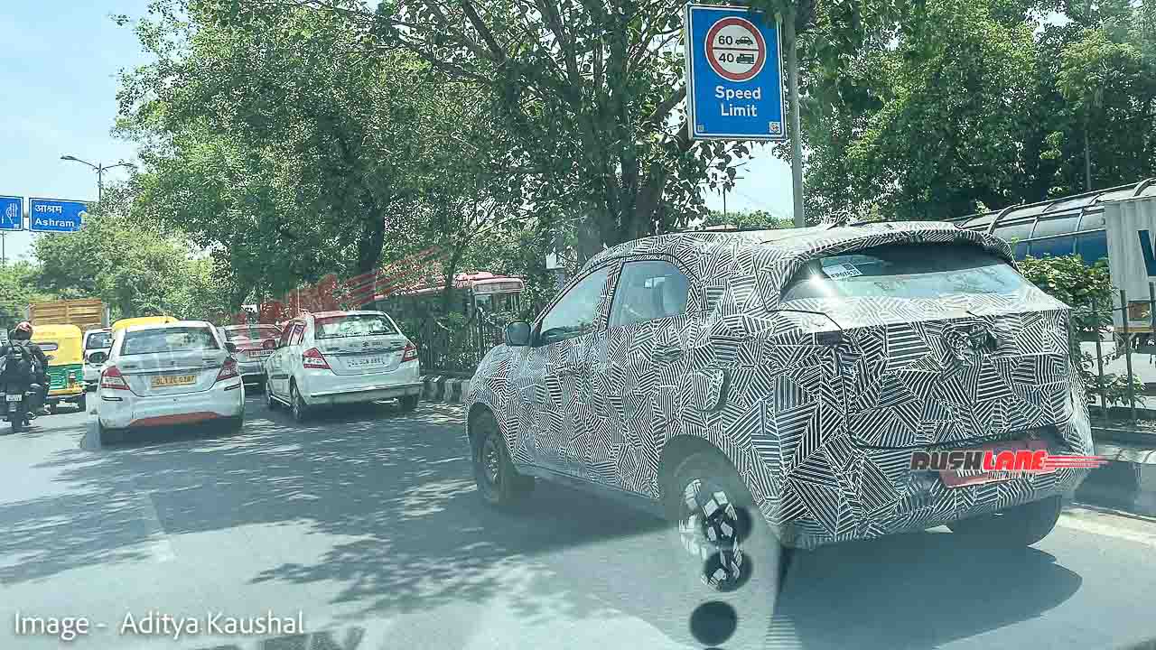Tata Nexon CNG Spied in Delhi